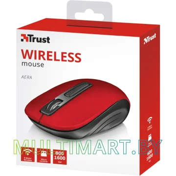 Мышь Trust Aera (красный) картинка 6